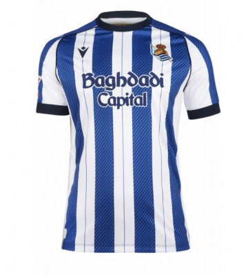 Real Sociedad Sergio Gomez #17 Hjemmebanetrøje 2025-26 Kortærmet